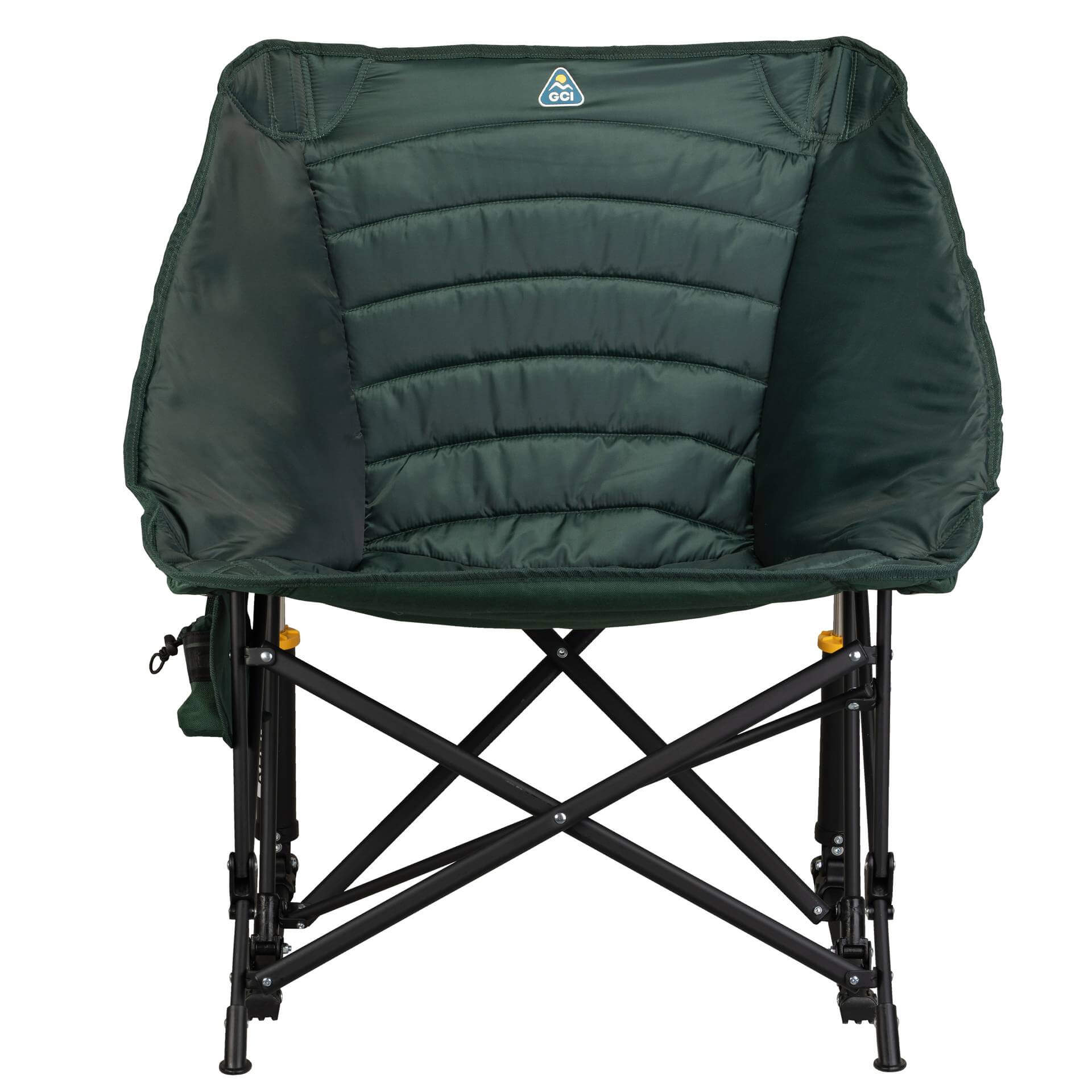 Luxury Camp Puff Rocker - Choice 731 - Patented Spring-Action Rocking Chair for Camping Detail