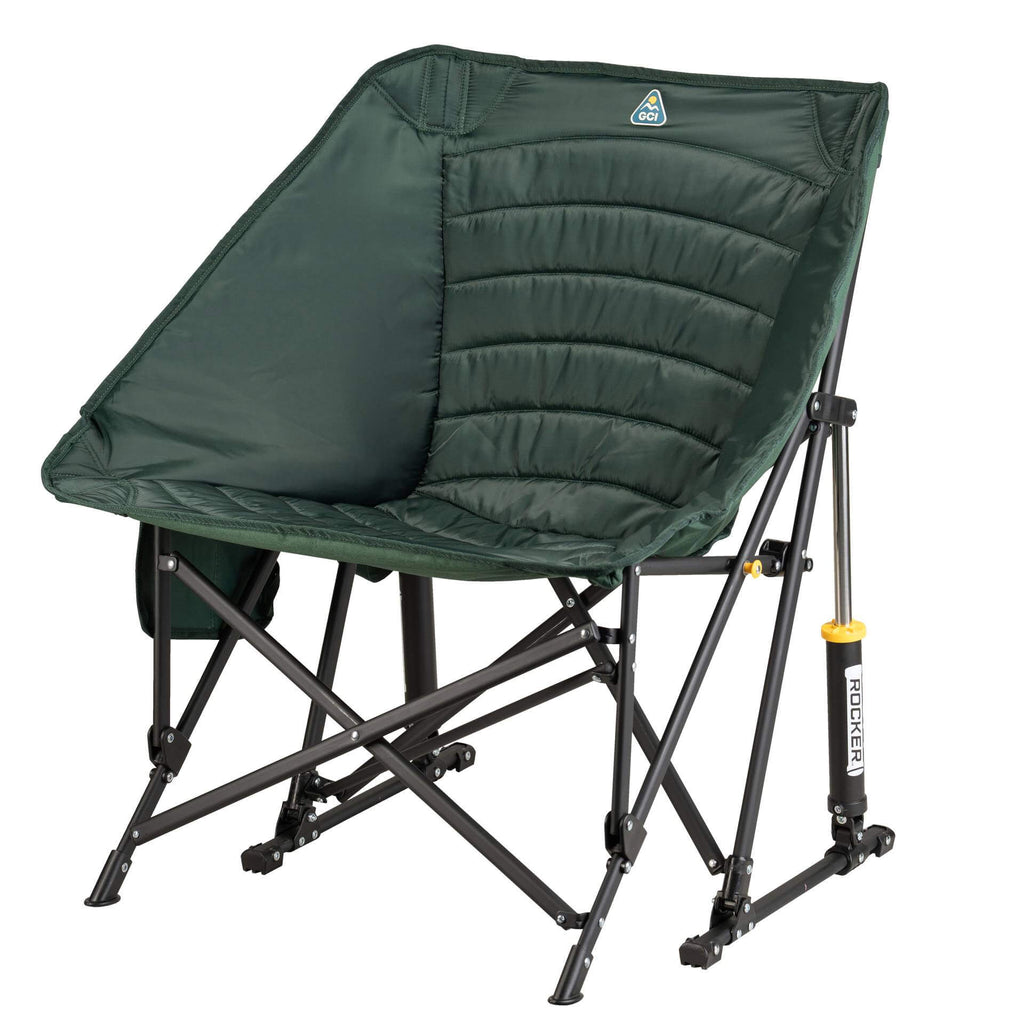 Luxury Camp Puff Rocker - Choice 731 - Patented Spring-Action Rocking Chair for Camping Detail
