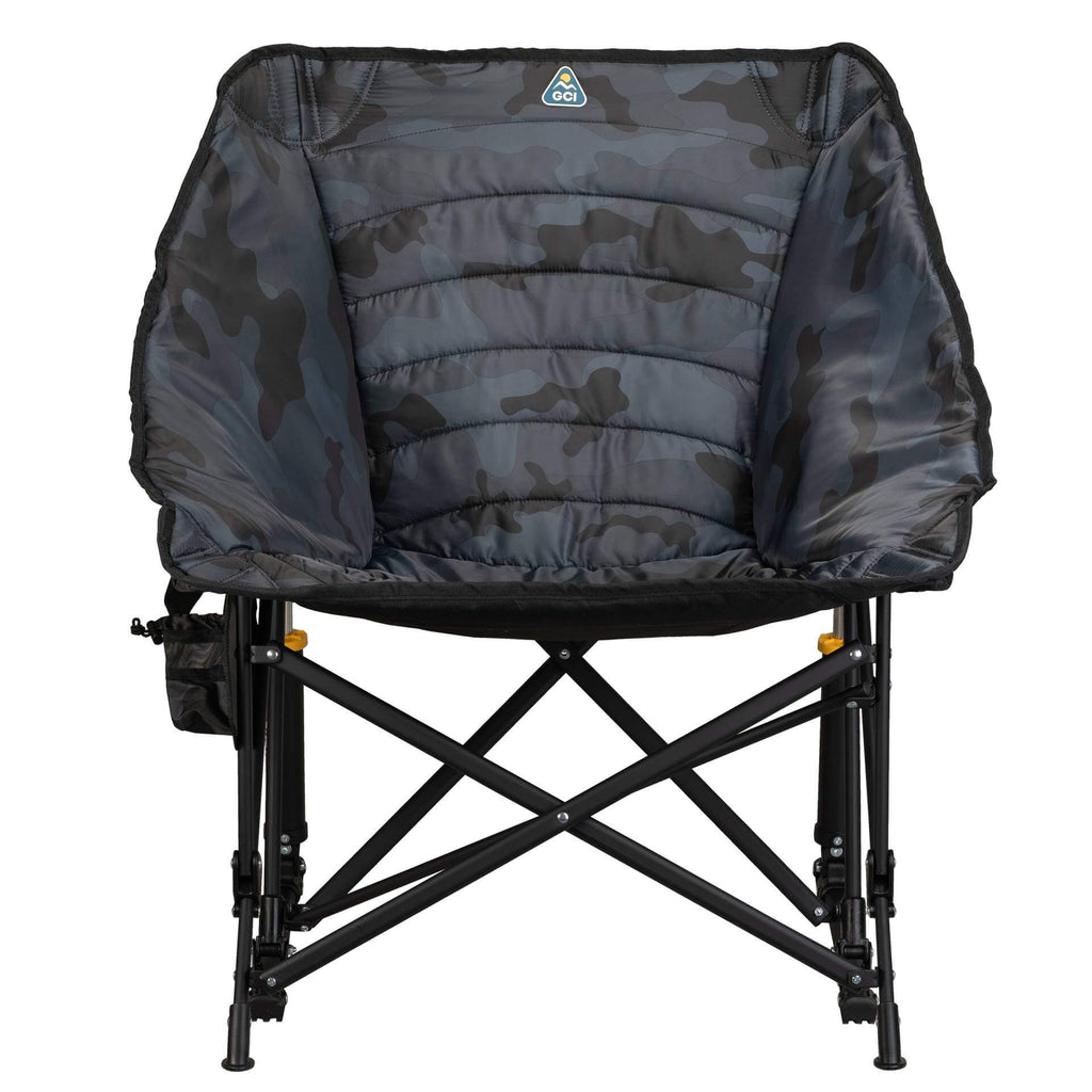 Luxury Camp Puff Rocker - Choice 731 - Patented Spring-Action Rocking Chair for Camping Detail