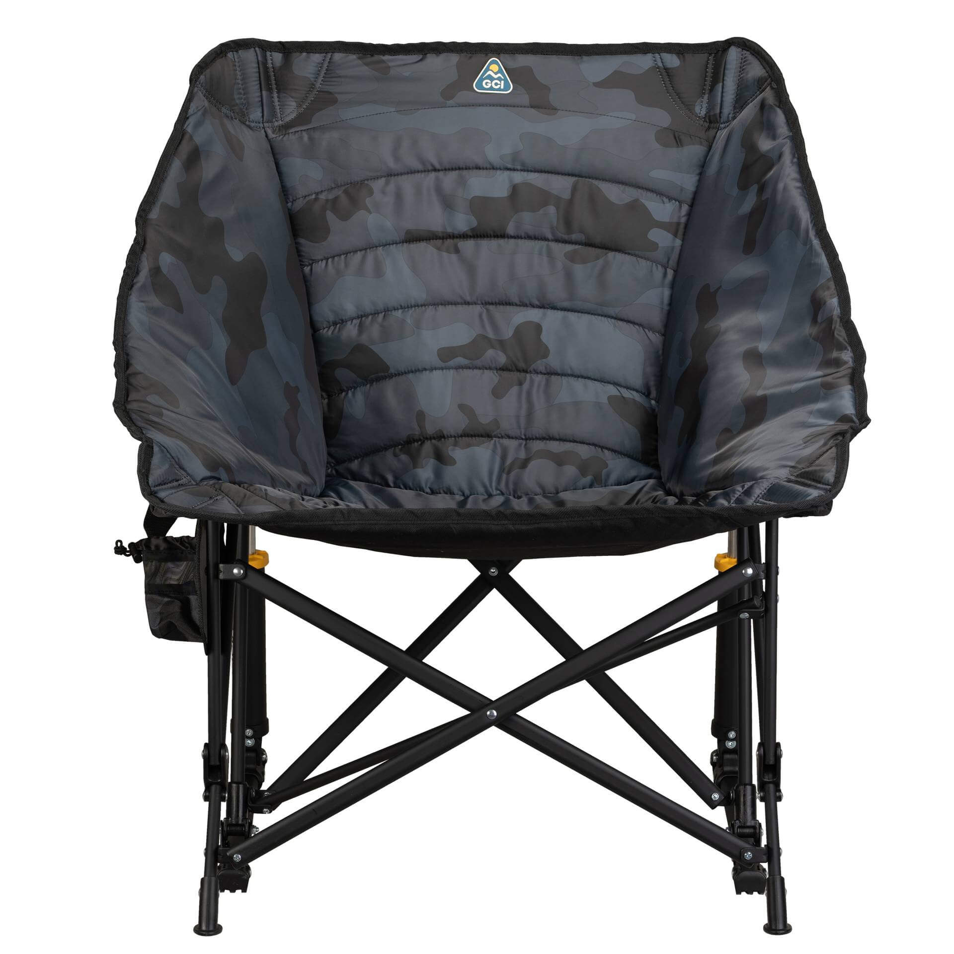 Luxury Camp Puff Rocker - Choice 731 - Patented Spring-Action Rocking Chair for Camping Detail
