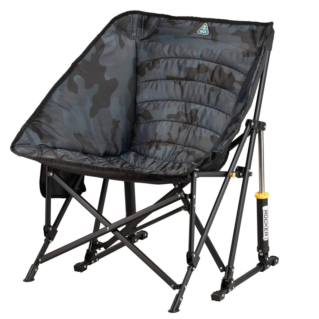 Luxury Camp Puff Rocker - Choice 731 - Patented Spring-Action Rocking Chair for Camping Detail