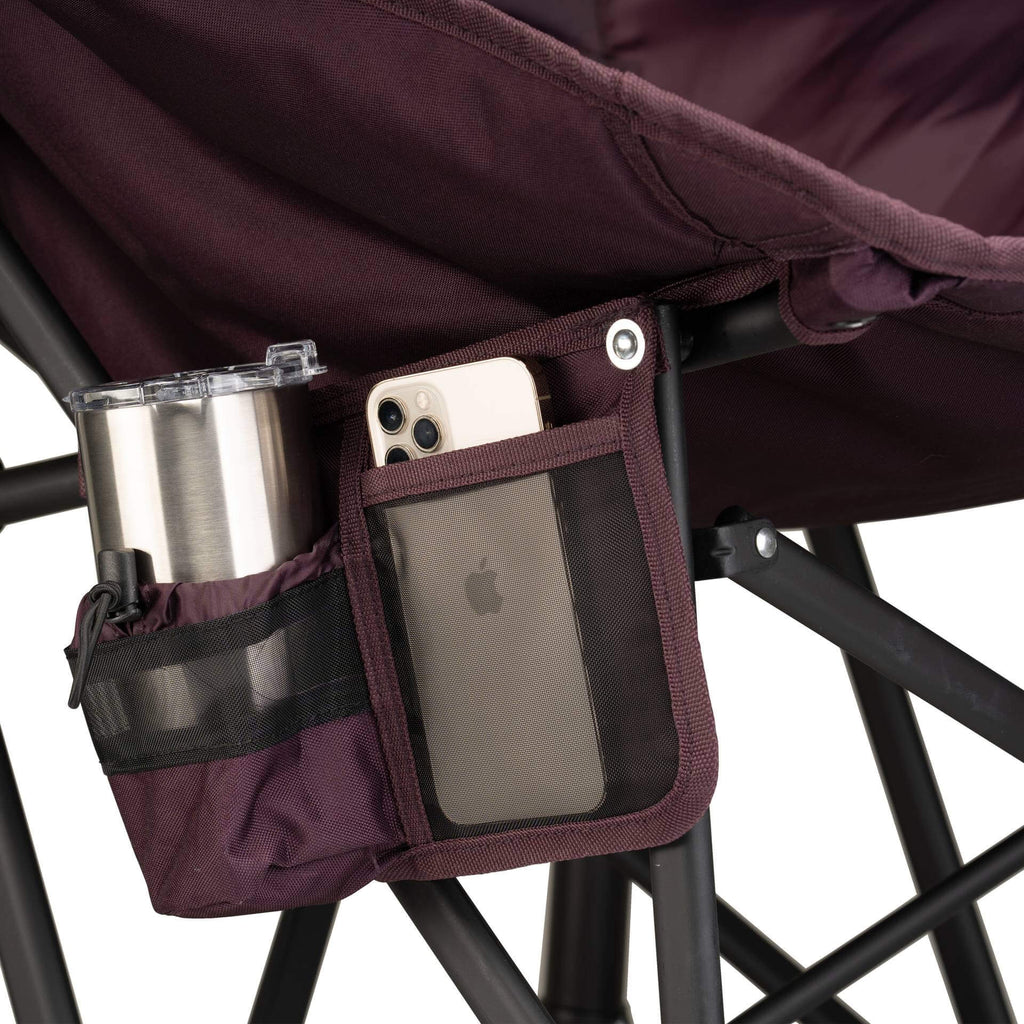 Luxury Camp Puff Rocker - Choice 731 - Patented Spring-Action Rocking Chair for Camping Detail