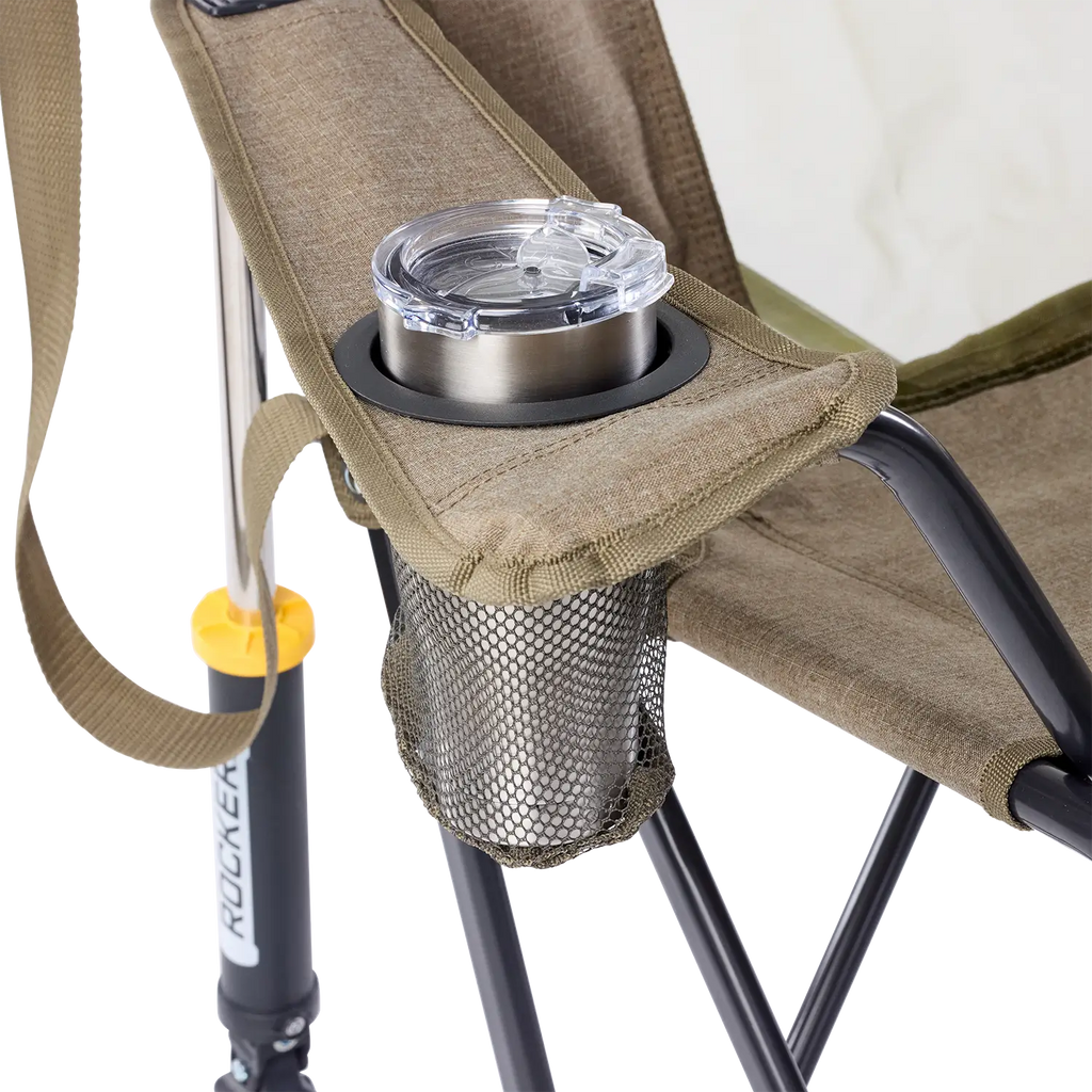 Luxury Camp Comfort Pro Rocker XL - Choice 107 - RoadTrip Rocker Smooth Motion Camp Chair Detail