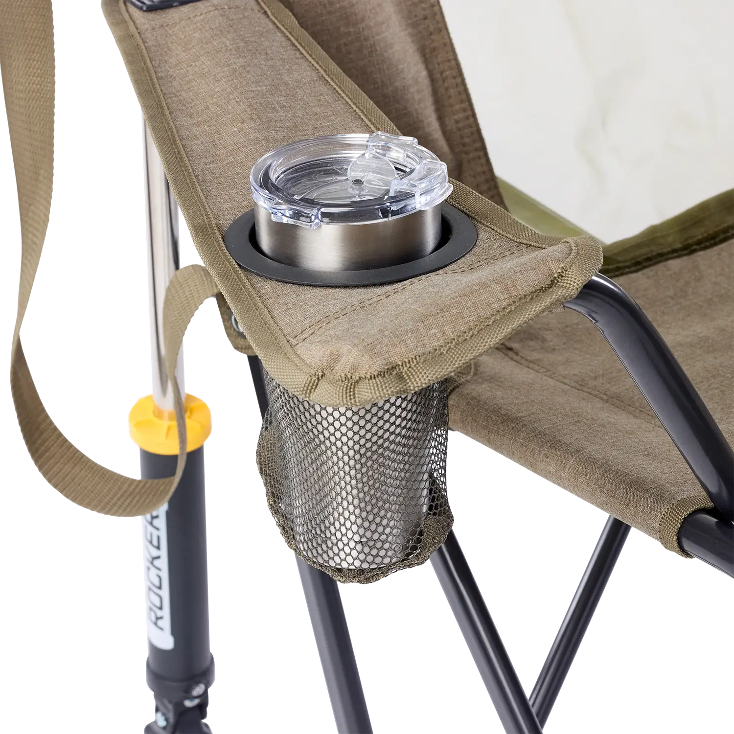 Luxury Camp Comfort Pro Rocker XL - Choice 107 - RoadTrip Rocker Smooth Motion Camp Chair Detail