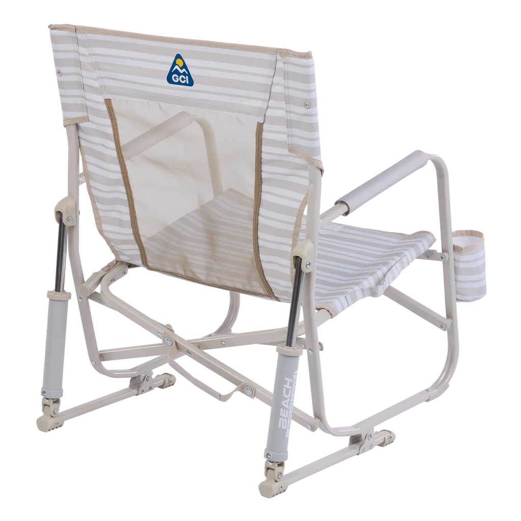 Premium All-Weather Beach Rocker - Choice 712 - Heavy-Duty Kickback Rocker with Beverage Holder Detail
