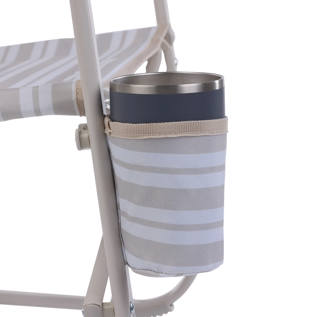 Premium All-Weather Beach Rocker - Choice 712 - Heavy-Duty Kickback Rocker with Beverage Holder Detail