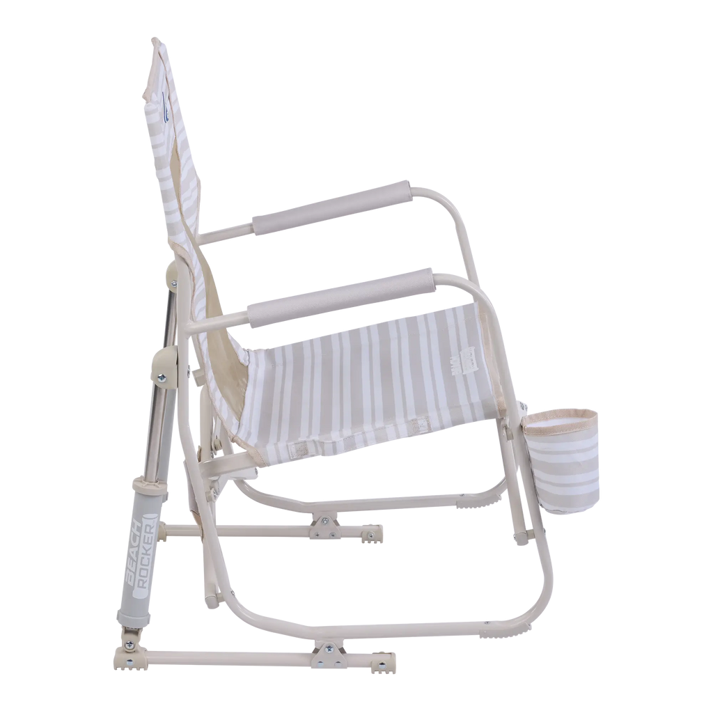 Premium All-Weather Beach Rocker - Choice 712 - Heavy-Duty Kickback Rocker with Beverage Holder Detail
