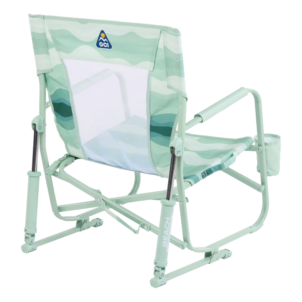 Premium All-Weather Beach Rocker - Choice 712 - Heavy-Duty Kickback Rocker with Beverage Holder Detail