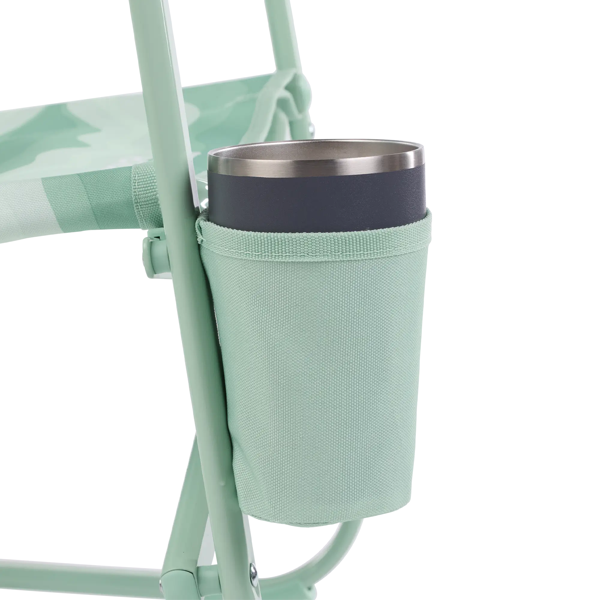 Premium All-Weather Beach Rocker - Choice 712 - Heavy-Duty Kickback Rocker with Beverage Holder Detail