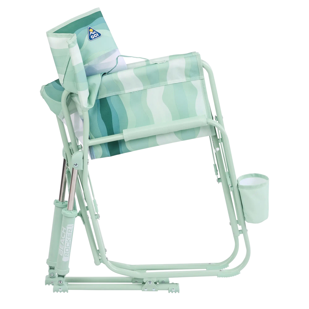 Premium All-Weather Beach Rocker - Choice 712 - Heavy-Duty Kickback Rocker with Beverage Holder Detail