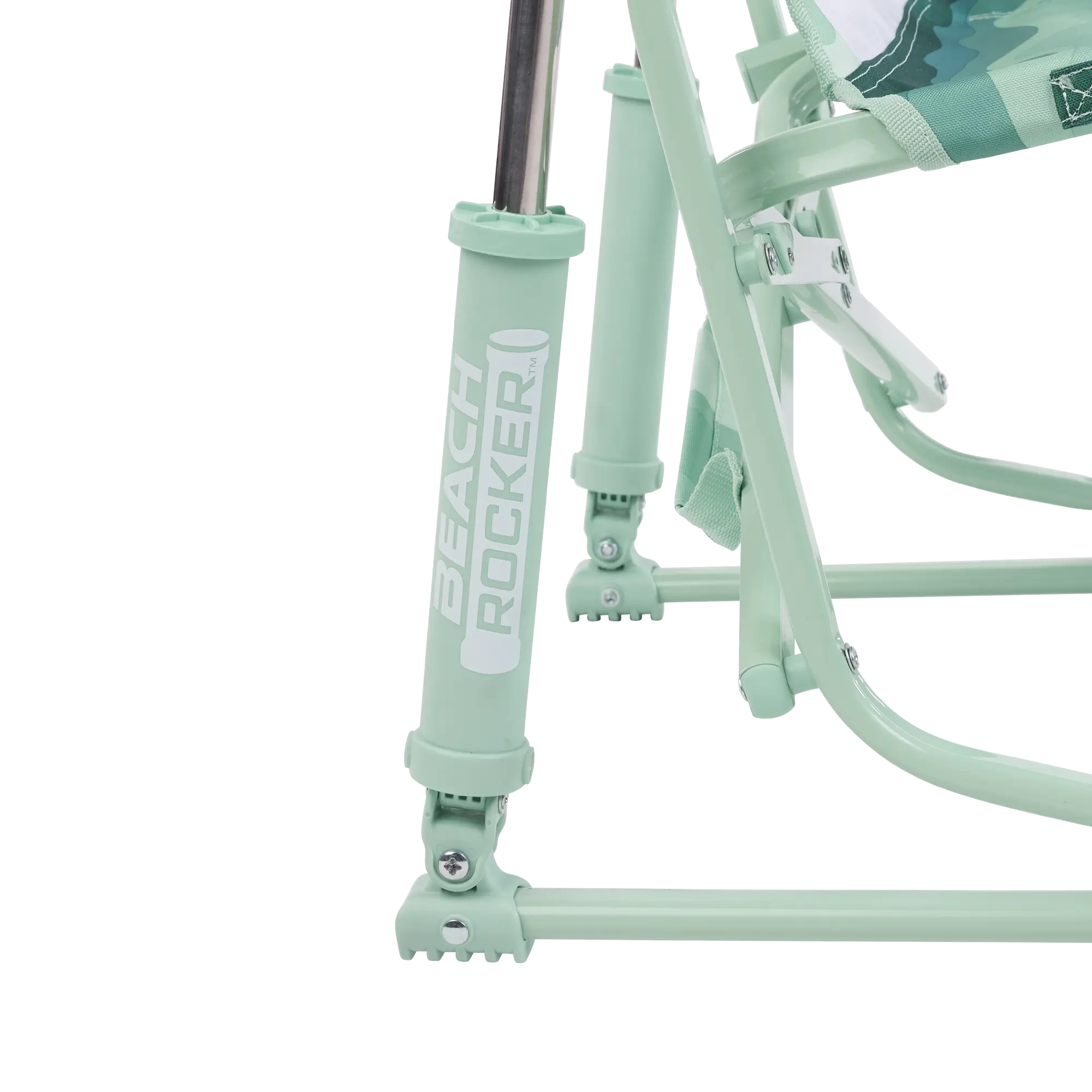 Premium All-Weather Beach Rocker - Choice 712 - Heavy-Duty Kickback Rocker with Beverage Holder Detail