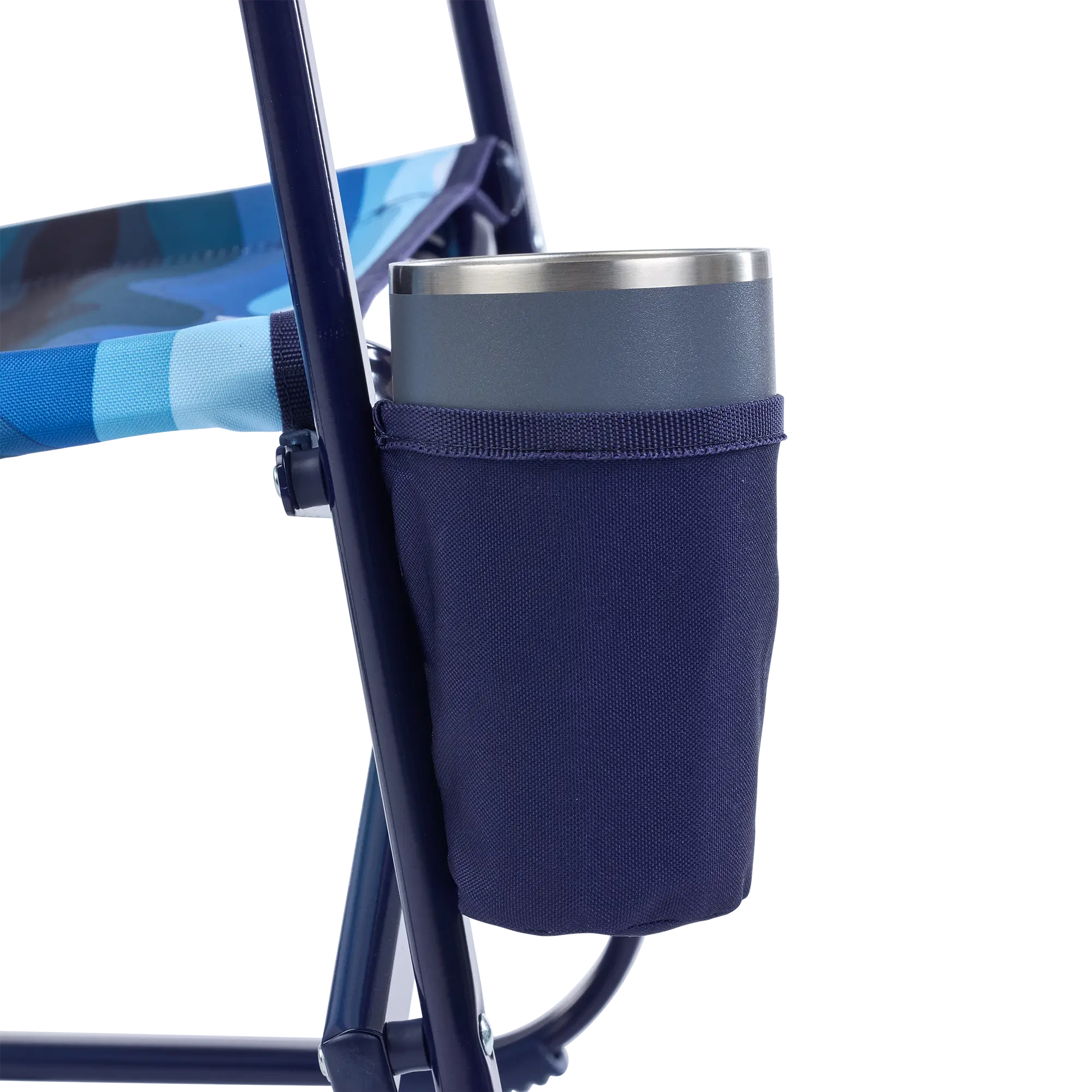 Premium All-Weather Beach Rocker - Choice 712 - Heavy-Duty Kickback Rocker with Beverage Holder Detail