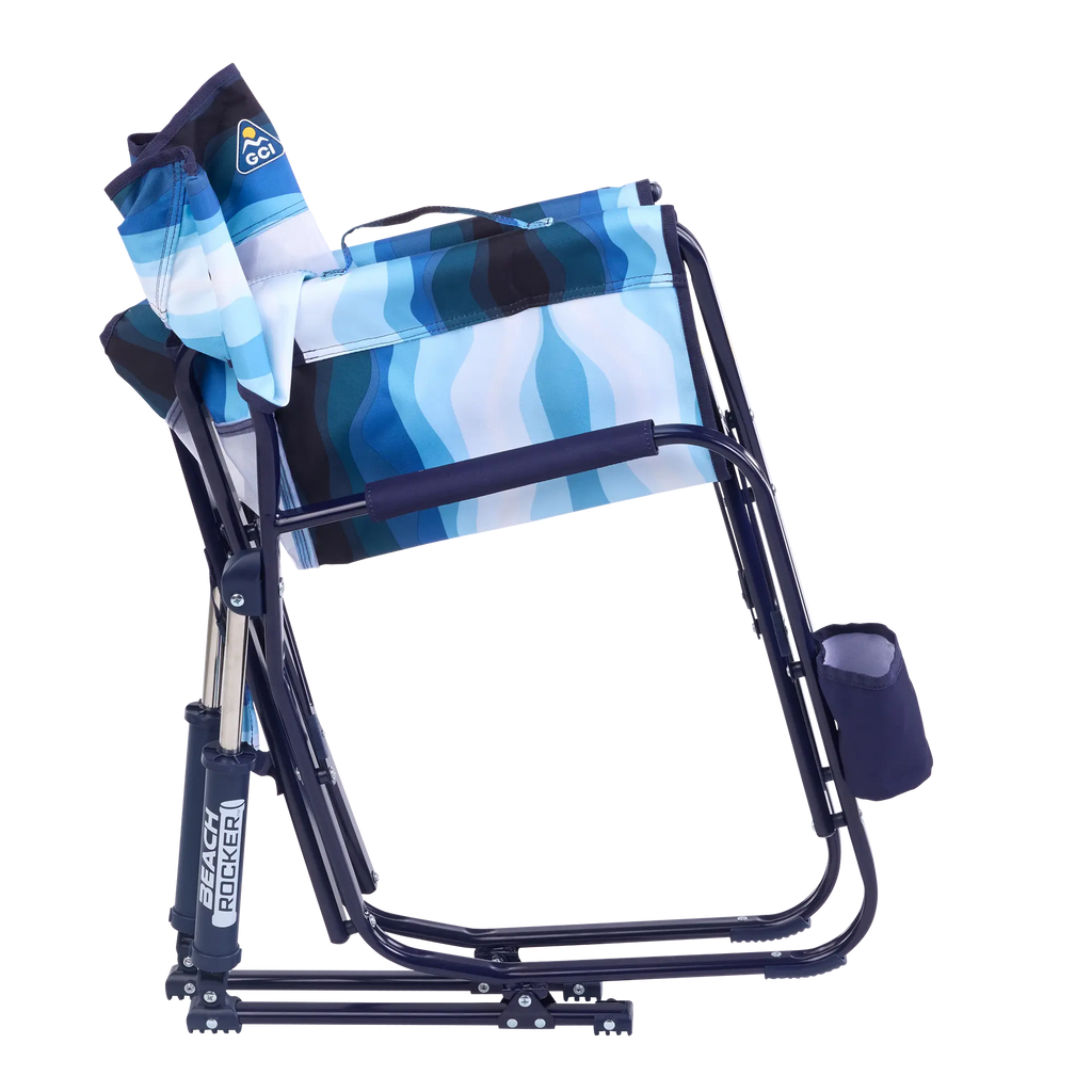 Premium All-Weather Beach Rocker - Choice 712 - Heavy-Duty Kickback Rocker with Beverage Holder Detail