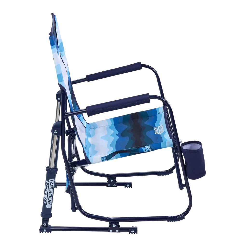 Premium All-Weather Beach Rocker - Choice 712 - Heavy-Duty Kickback Rocker with Beverage Holder Detail