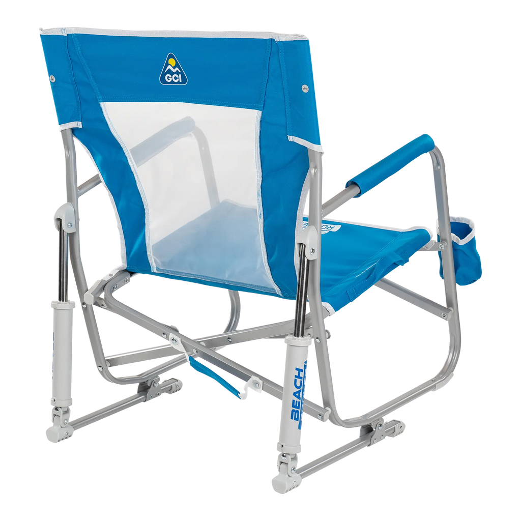 Premium All-Weather Beach Rocker - Choice 712 - Heavy-Duty Kickback Rocker with Beverage Holder Detail