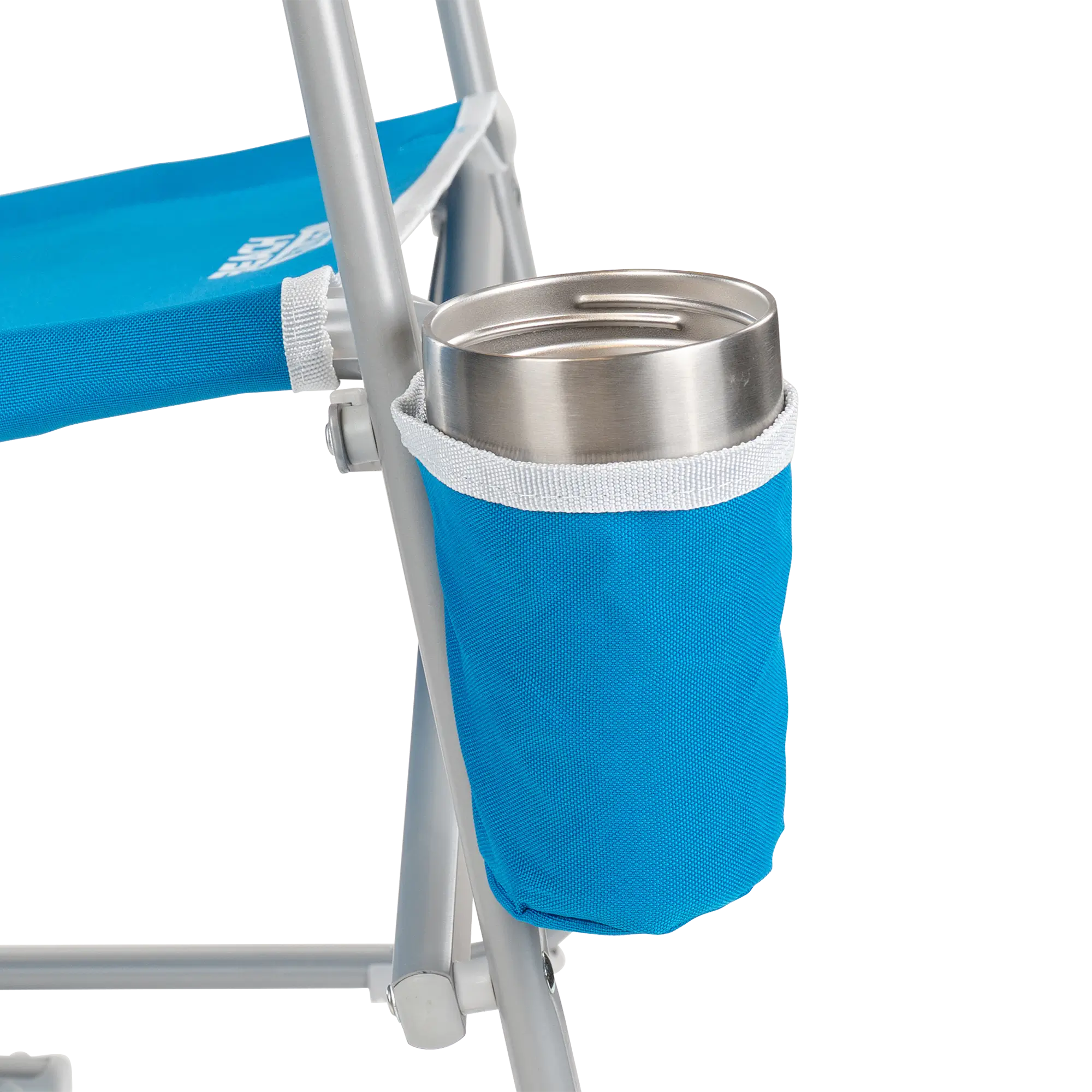 Premium All-Weather Beach Rocker - Choice 712 - Heavy-Duty Kickback Rocker with Beverage Holder Detail