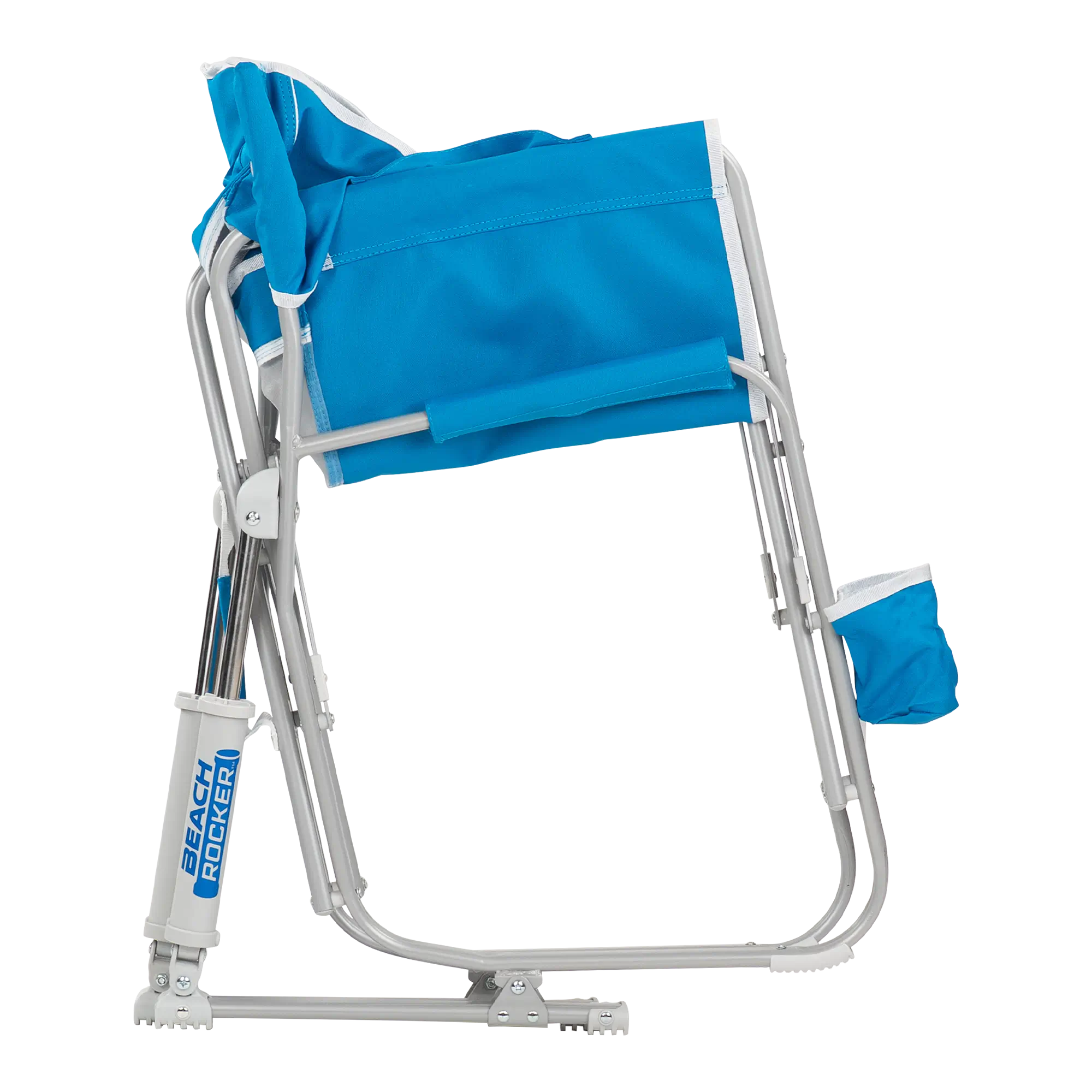 Premium All-Weather Beach Rocker - Choice 712 - Heavy-Duty Kickback Rocker with Beverage Holder Detail