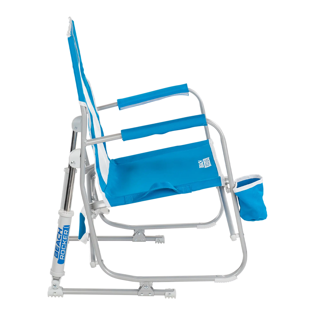 Premium All-Weather Beach Rocker - Choice 712 - Heavy-Duty Kickback Rocker with Beverage Holder Detail