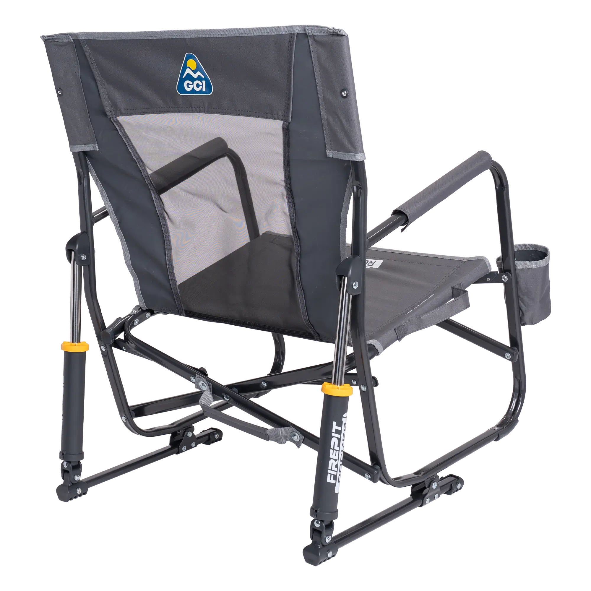 Patented Spring-Action FirePit Rocker - Choice 737 - Freestyle Rocker Portable Outdoor Folding Chair Detail