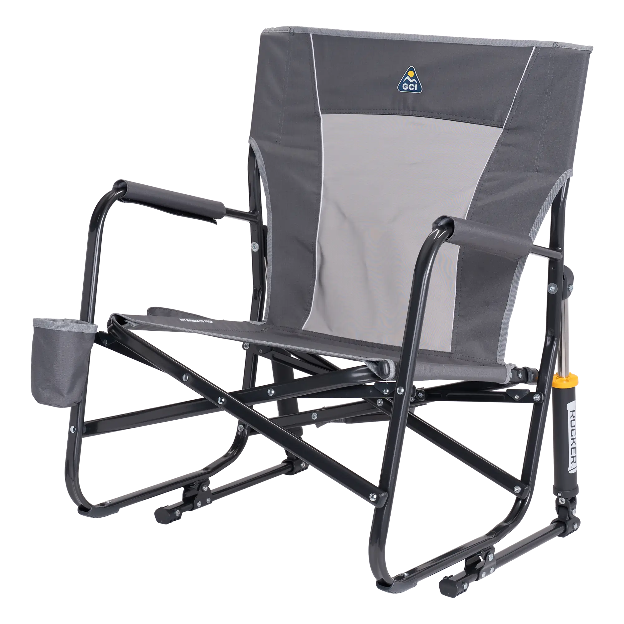 Patented Spring-Action FirePit Rocker - Choice 737 - Freestyle Rocker Portable Outdoor Folding Chair Detail