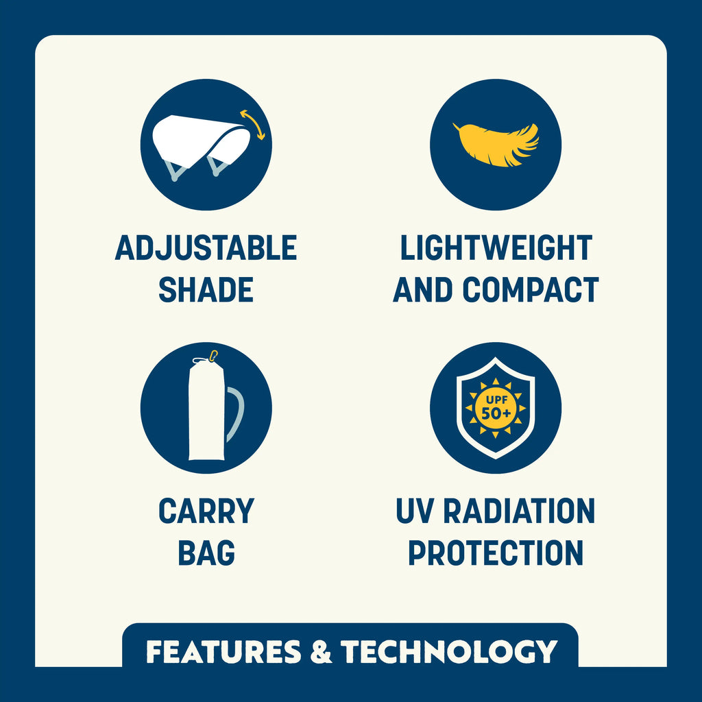 Portable Canopy SunShade Accessory - Choice 361 - Pop-Up Outdoor Sun Shelter - UV400 Protection Detail