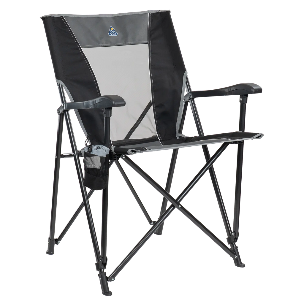 Ultra-Compact Eazy Chair - Choice 976 - Pico Compact Folding Camp Chair with Carry Bag - Black