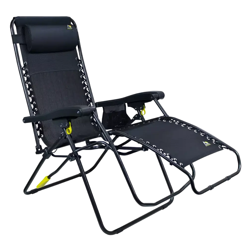 Rust-Resistant Aluminum Freeform Zero Gravity Lounger Bundle - Choice 507 - Portable Heavy-Duty Low Boy Chair for Ocean Side Detail