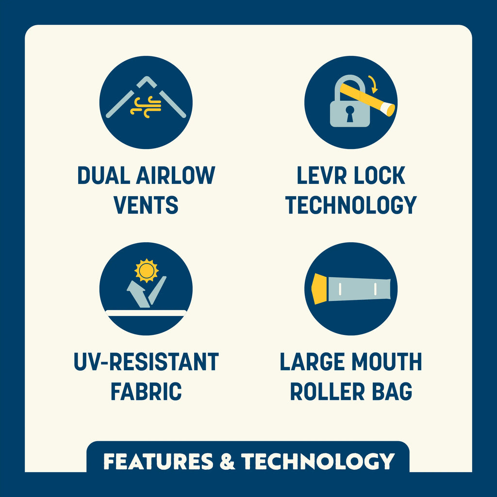 Premium All-Weather LevrUp Canopy - Choice 360 - SunShade Canopy for Beach & Camping Detail