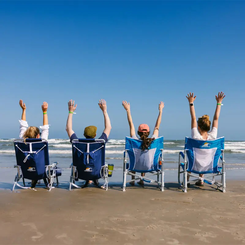 Premium All-Weather Beach Rocker - Choice 712 - Heavy-Duty Kickback Rocker with Beverage Holder Detail