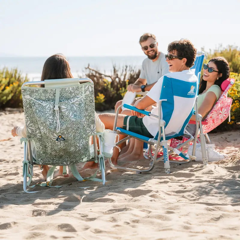 Premium All-Weather Beach Rocker - Choice 712 - Heavy-Duty Kickback Rocker with Beverage Holder Detail