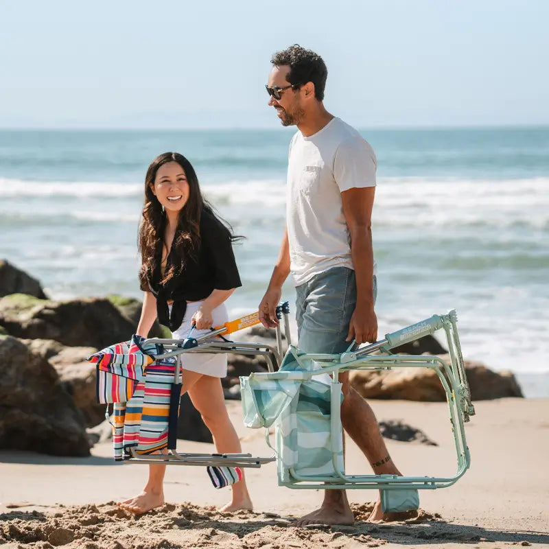 Premium All-Weather Beach Rocker - Choice 712 - Heavy-Duty Kickback Rocker with Beverage Holder Detail
