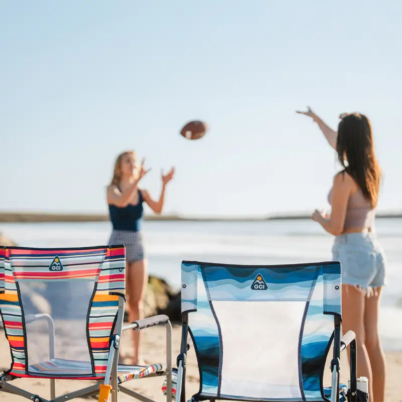 Premium All-Weather Beach Rocker - Choice 712 - Heavy-Duty Kickback Rocker with Beverage Holder Detail