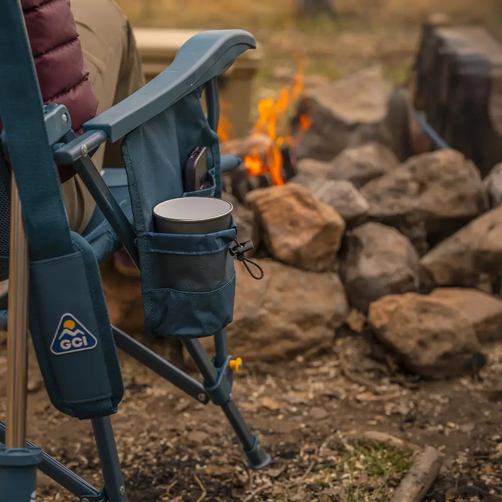 Heavy-Duty Freestyle BreezeRocker - Choice 504 - Patented Spring-Action Rocking Chair for Camping Detail