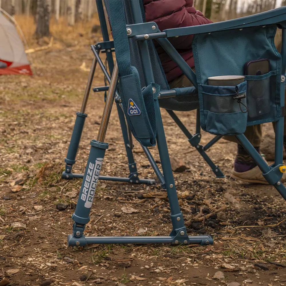 Heavy-Duty Freestyle BreezeRocker - Choice 504 - Patented Spring-Action Rocking Chair for Camping Detail