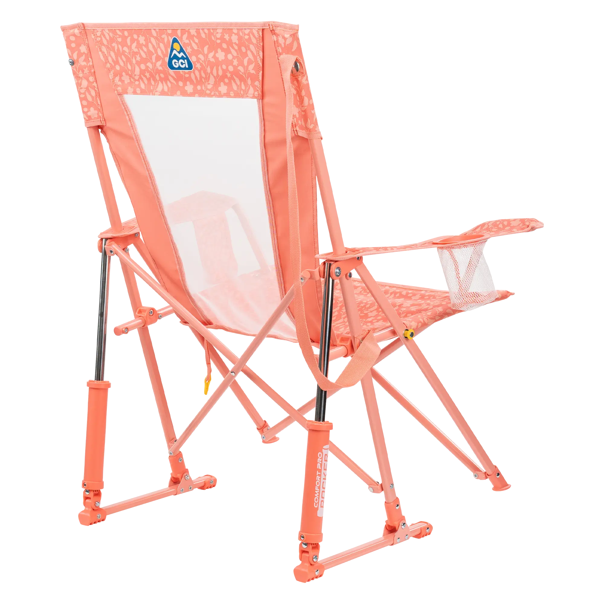 Smooth Motion Comfort Pro Rocker - Choice 375 - Freestyle Rocker Portable Outdoor Folding Chair Detail