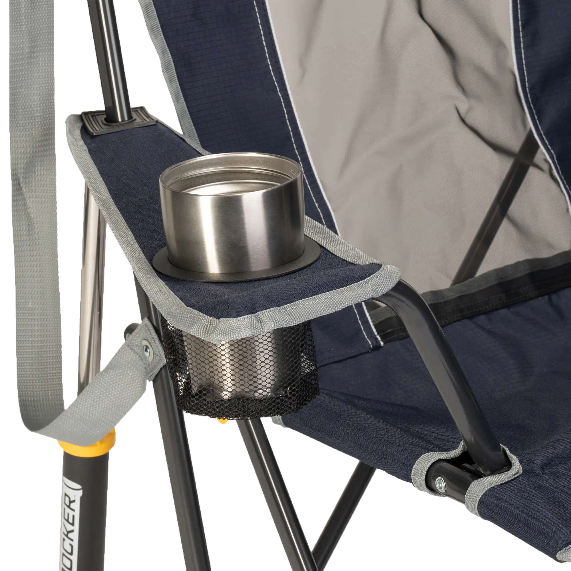 Smooth Motion Comfort Pro Rocker - Choice 375 - Freestyle Rocker Portable Outdoor Folding Chair Detail