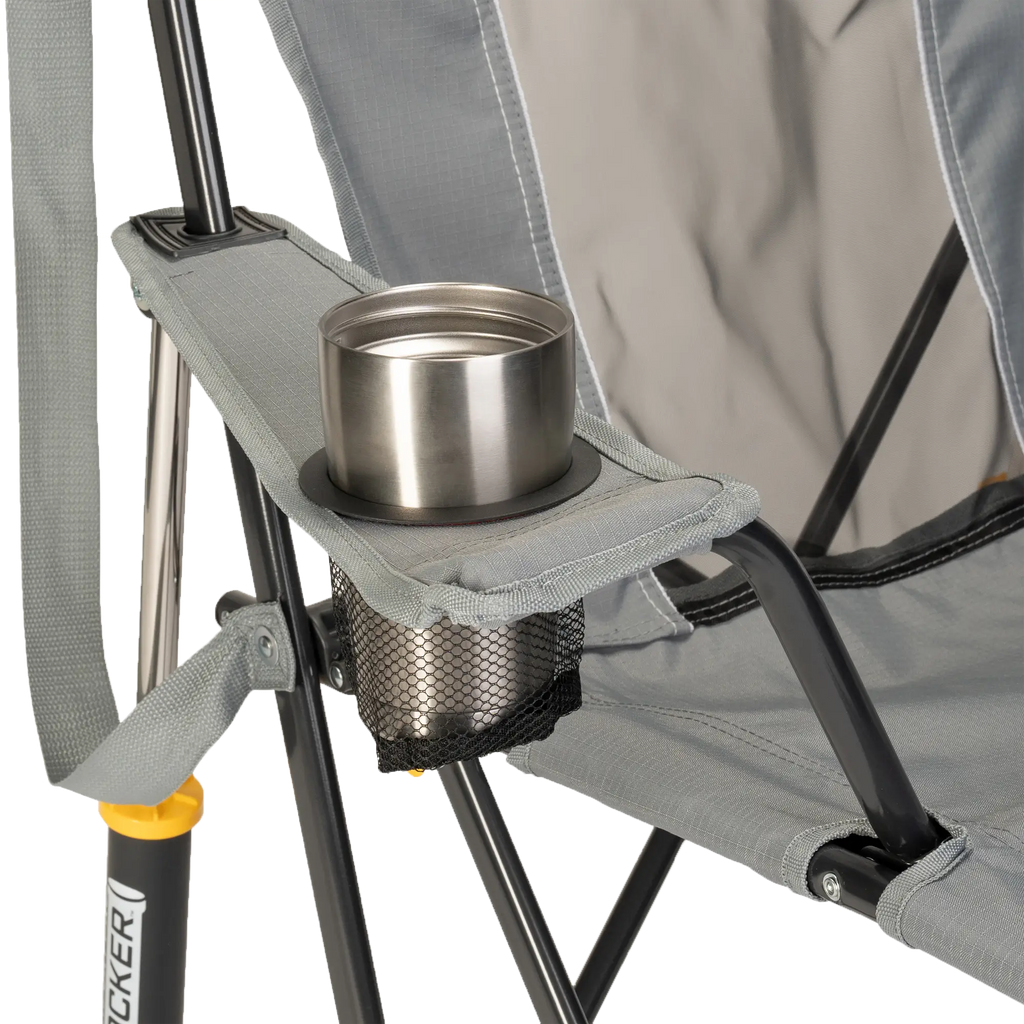 Smooth Motion Comfort Pro Rocker - Choice 375 - Freestyle Rocker Portable Outdoor Folding Chair Detail
