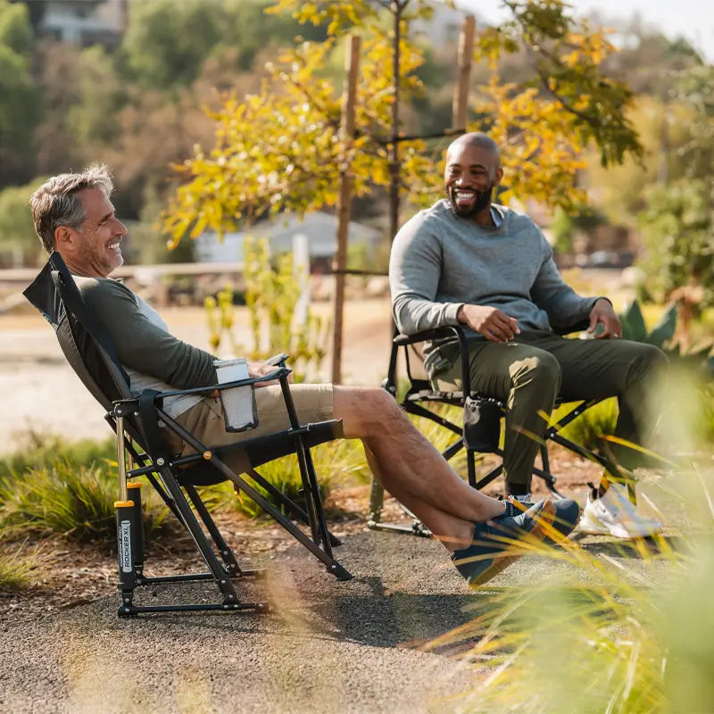Luxury Camp Comfort Pro Rocker XL - Choice 107 - RoadTrip Rocker Smooth Motion Camp Chair Detail