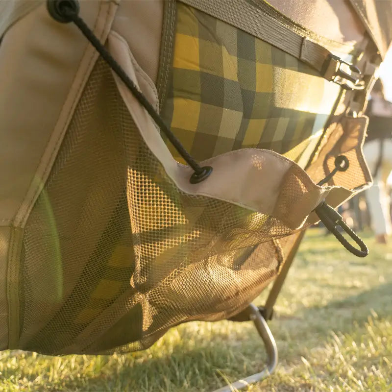 Sand-Friendly Everywhere Chair 2 - Choice 656 - Low-Profile Reclining Beach Chair with Backpack Straps Detail