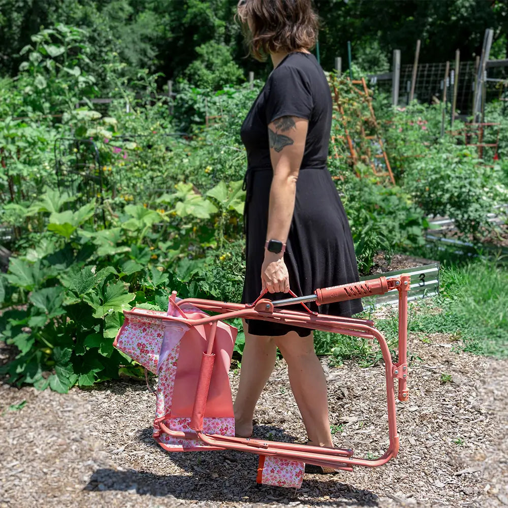 Patented Spring-Action Freestyle Rocker Elite - Choice 460 - Heavy-Duty Kickback Rocker with Beverage Holder Detail