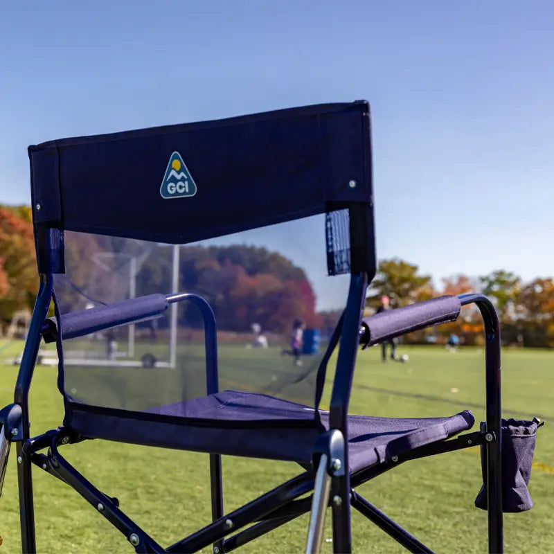 Patented Spring-Action Freestyle Rocker Elite - Choice 460 - Heavy-Duty Kickback Rocker with Beverage Holder Detail