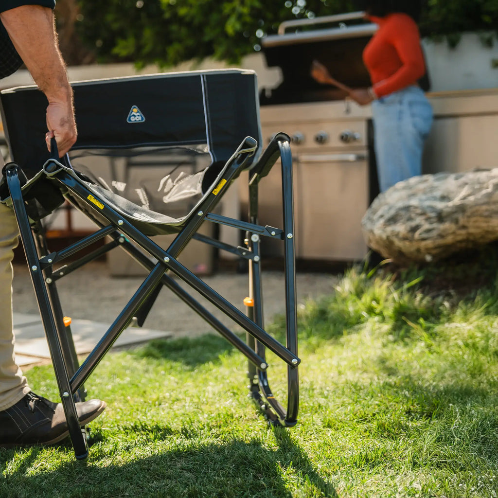 Heavy-Duty Freestyle Freestyle Rocker - Choice 711 - Heavy-Duty Kickback Rocker with Beverage Holder Detail