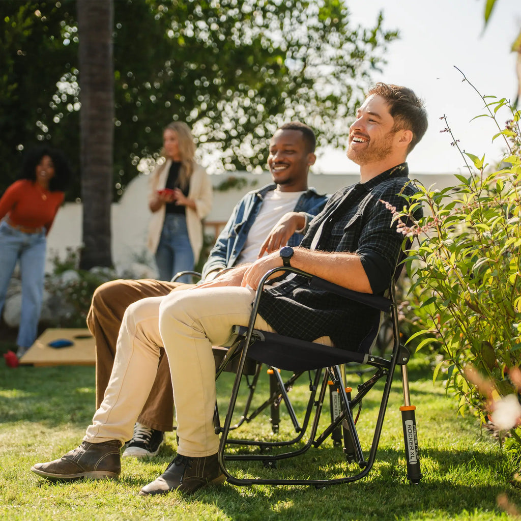 Smooth Motion Freestyle Rocker XL with Side Table - Choice 836 - RoadTrip Rocker Smooth Motion Camp Chair Detail