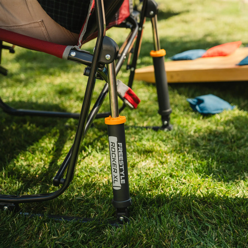 Smooth Motion Freestyle Rocker XL with Side Table - Choice 836 - RoadTrip Rocker Smooth Motion Camp Chair Detail