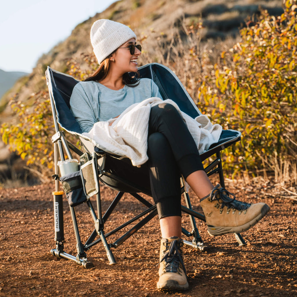 Heavy-Duty Freestyle Pod Rocker - Choice 933 - Freestyle Rocker Portable Outdoor Folding Chair Detail