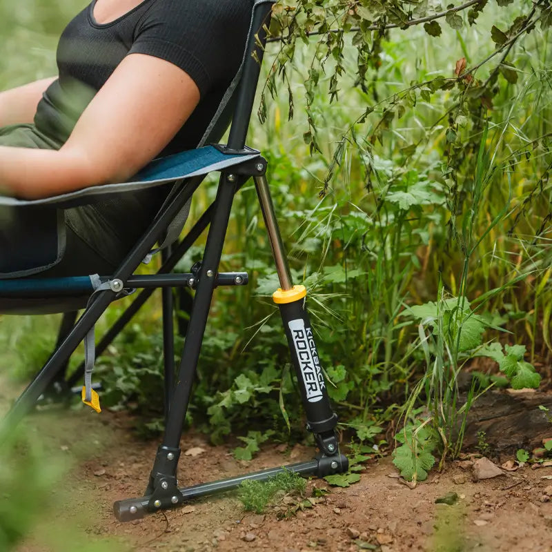 Smooth Motion Kickback Rocker - Choice 345 - Freestyle Rocker Portable Outdoor Folding Chair Detail