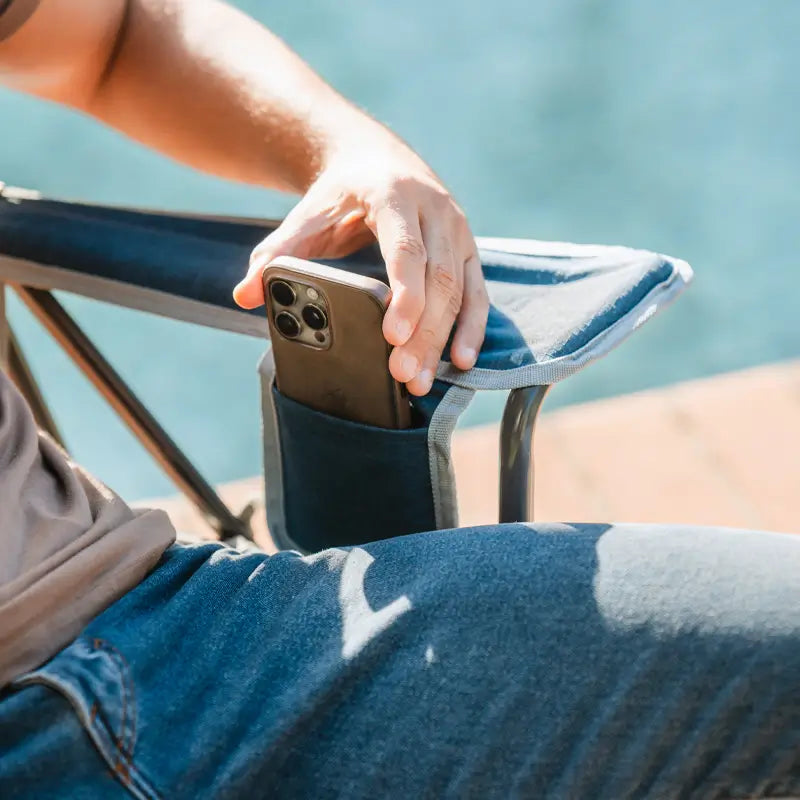 Smooth Motion Kickback Rocker - Choice 345 - Freestyle Rocker Portable Outdoor Folding Chair Detail