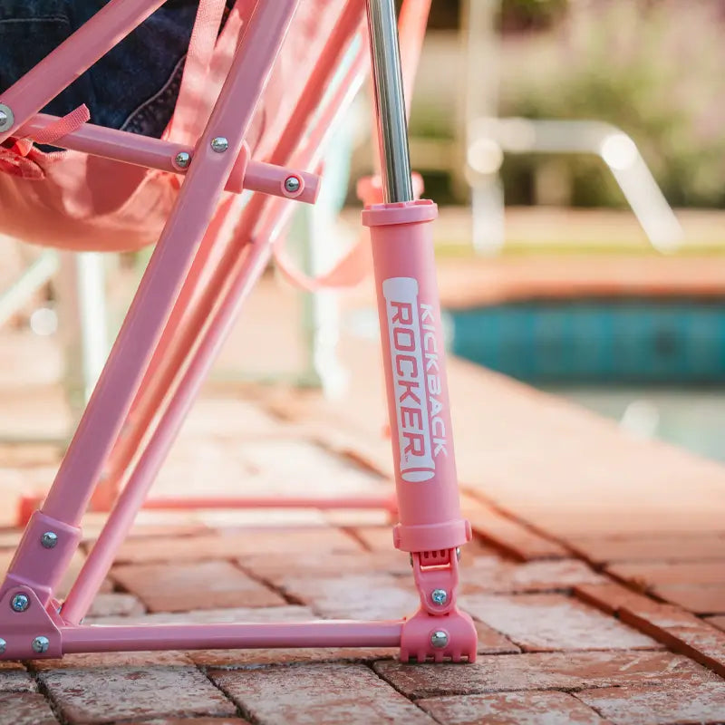 Smooth Motion Kickback Rocker - Choice 345 - Freestyle Rocker Portable Outdoor Folding Chair Detail