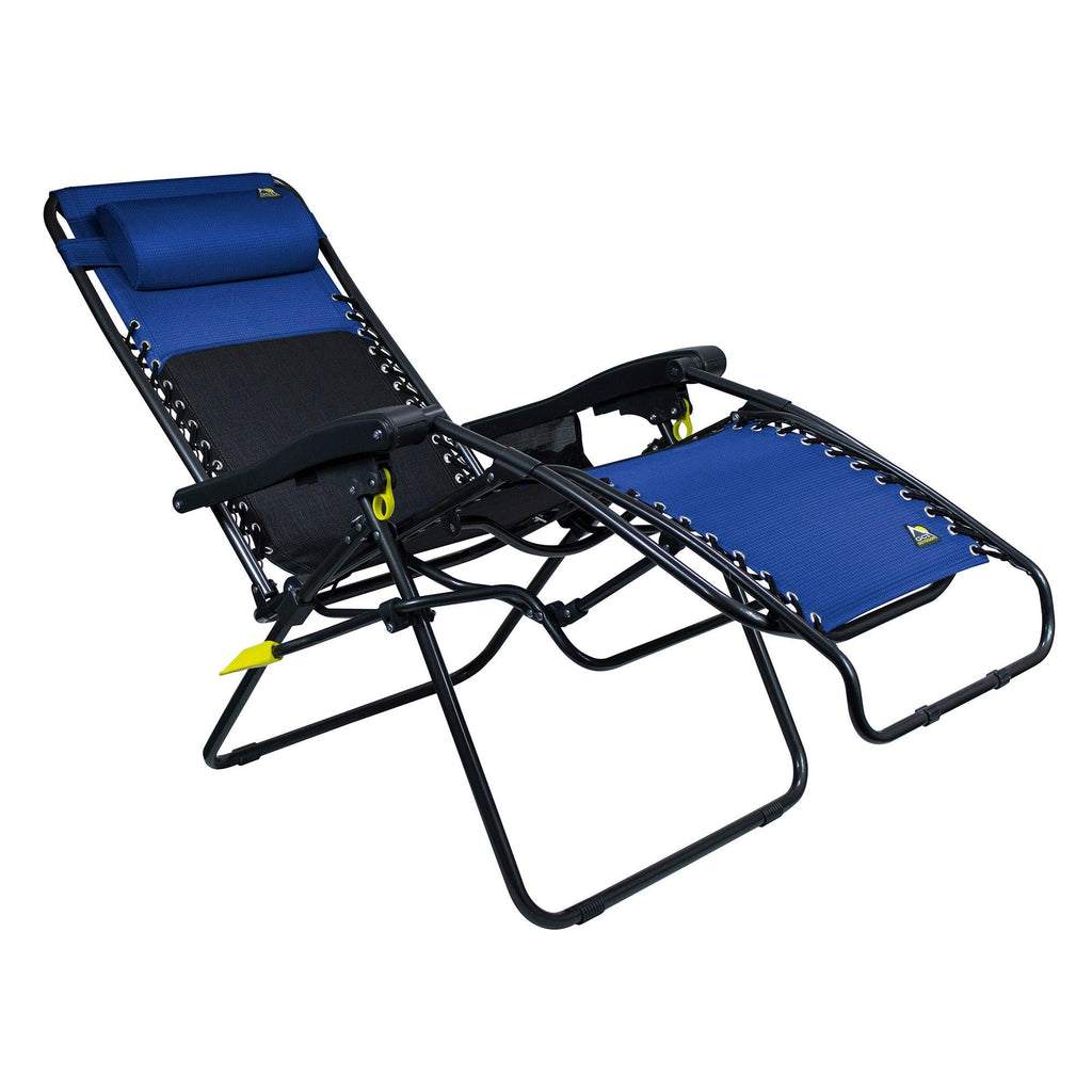 Rust-Resistant Aluminum Freeform Zero Gravity Lounger Bundle - Choice 507 - Portable Heavy-Duty Low Boy Chair for Ocean Side Detail