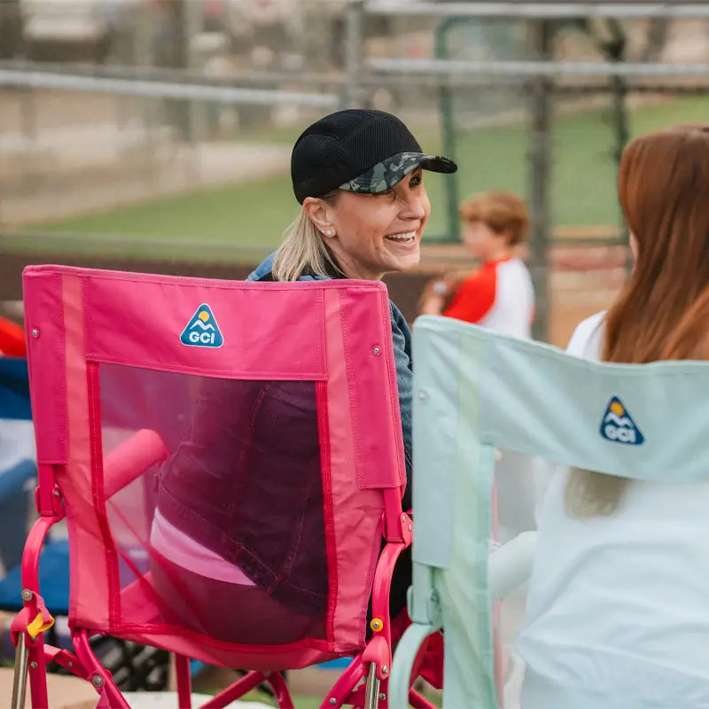 Premium All-Weather Stowaway Rocker - Choice 794 - Freestyle Rocker Portable Outdoor Folding Chair Detail